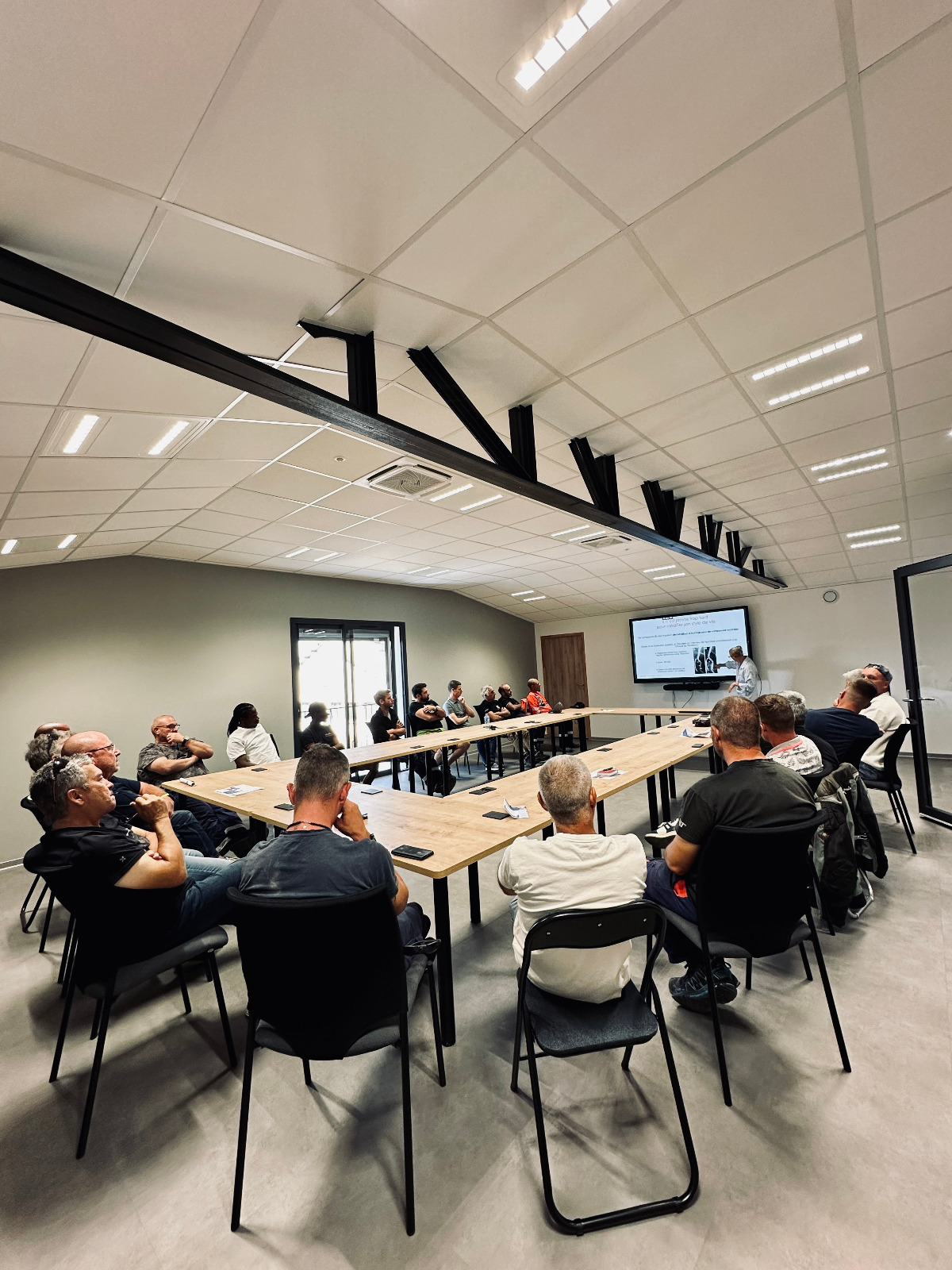 Atelier collectif animé auprès de professionnels
